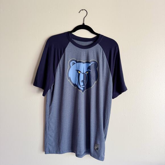 NBA Memphis Grizzlies Blue Short Sleeve Tee - Medium - Picture 1 of 7